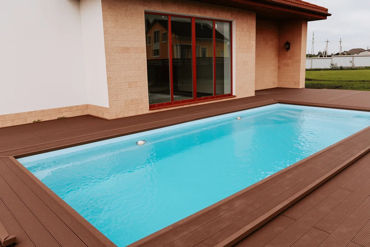 Композитный бассейн Laguna 8 — вид сверху в Каменске-Уральском